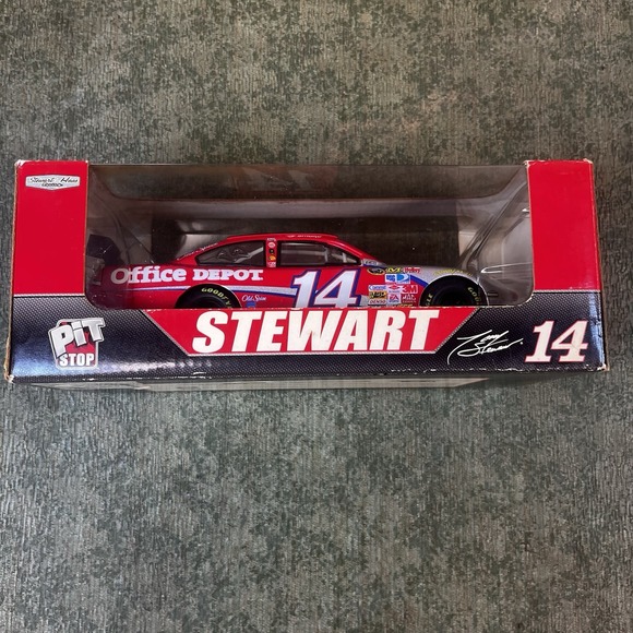 2009 Tony Stewart #14 Old Spice/Office Depot 1:24 scale diecast model New in Box - Picture 2 of 7